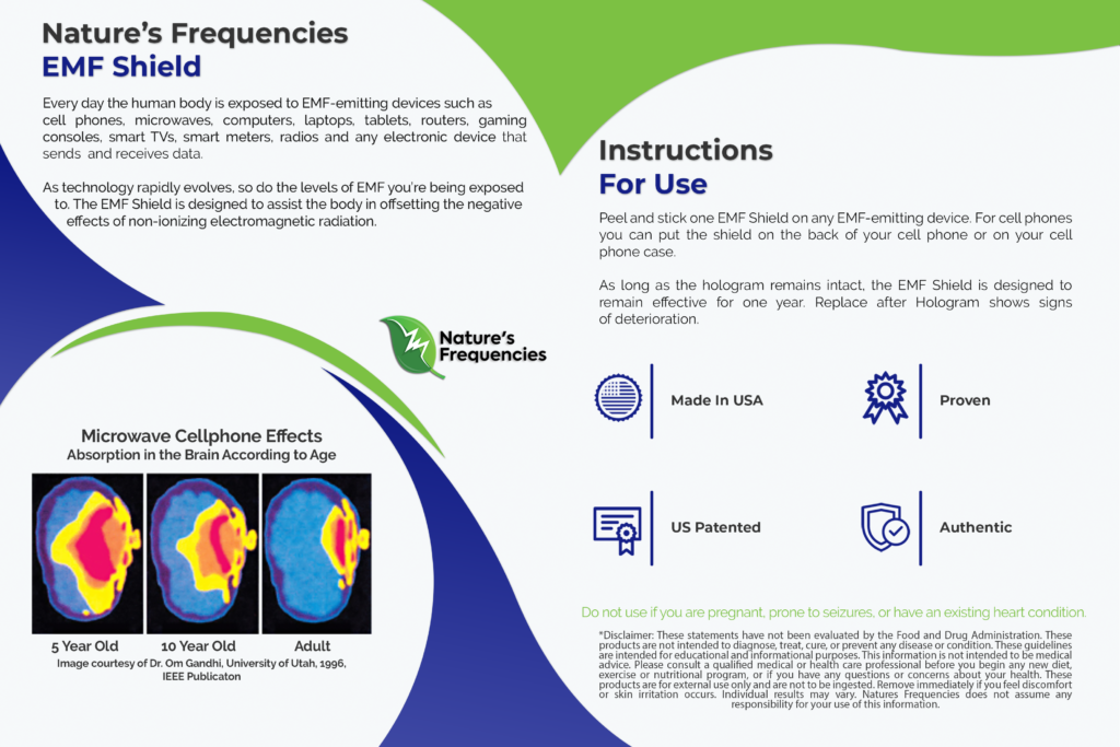 Frequency Patches - EMF Shield and Renew (Bundle of 3 each)