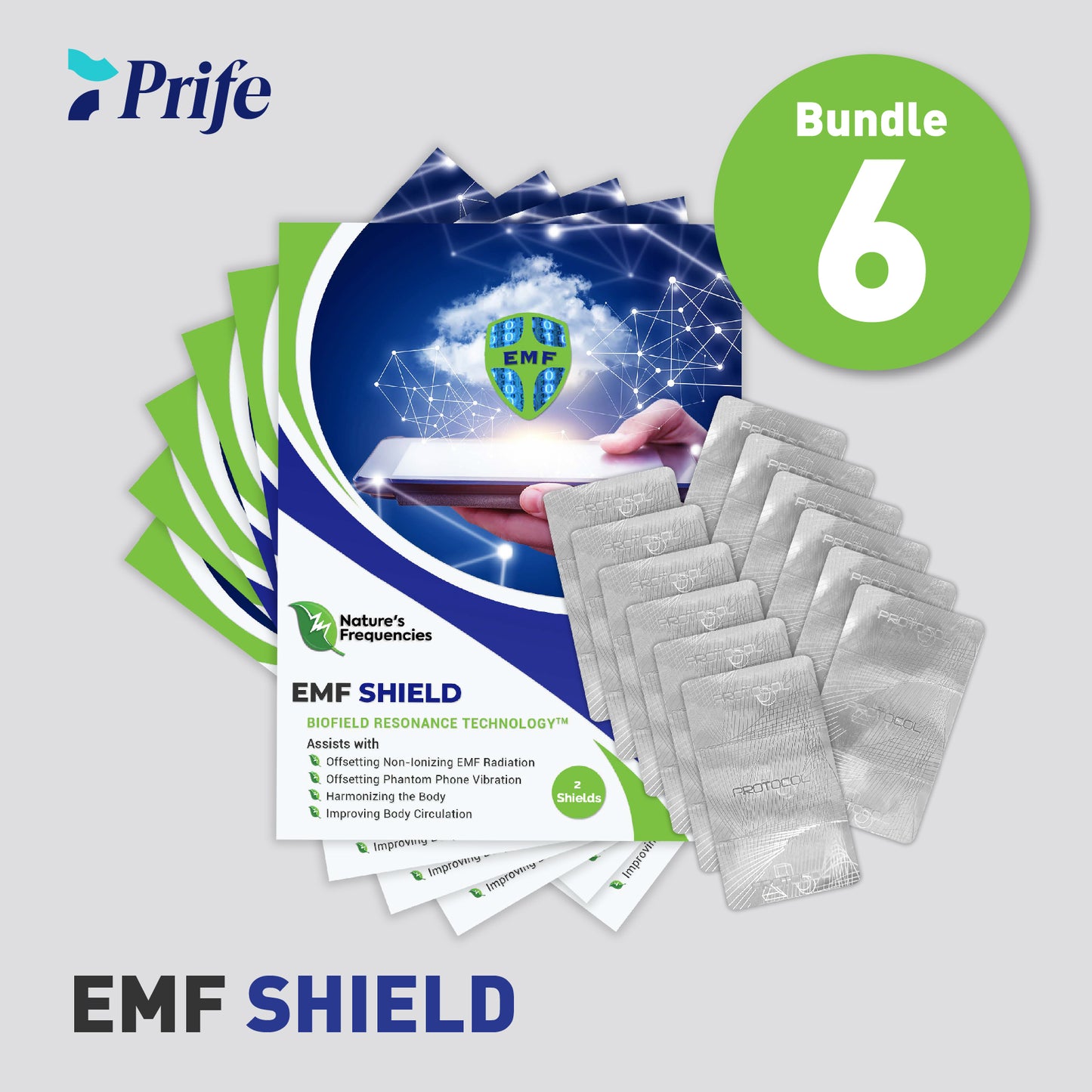 Frequency Patches - EMF Shield (Bundle of 6)